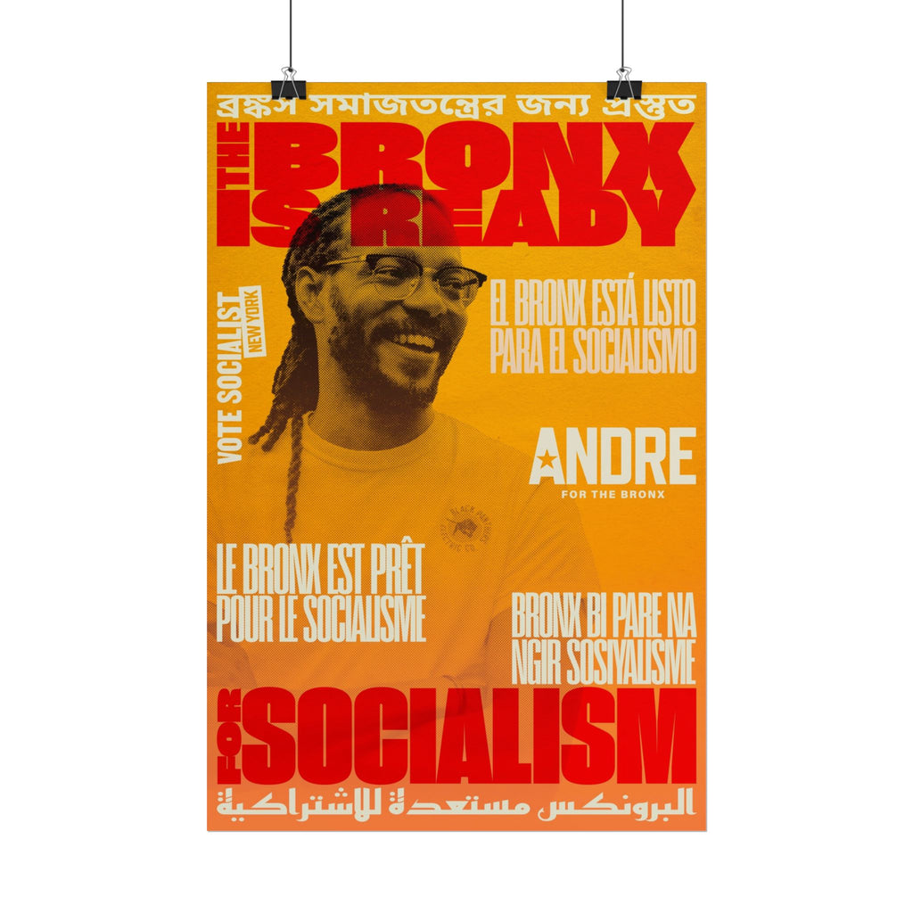 The Bronx is Ready for Socialism 12x18" Poster