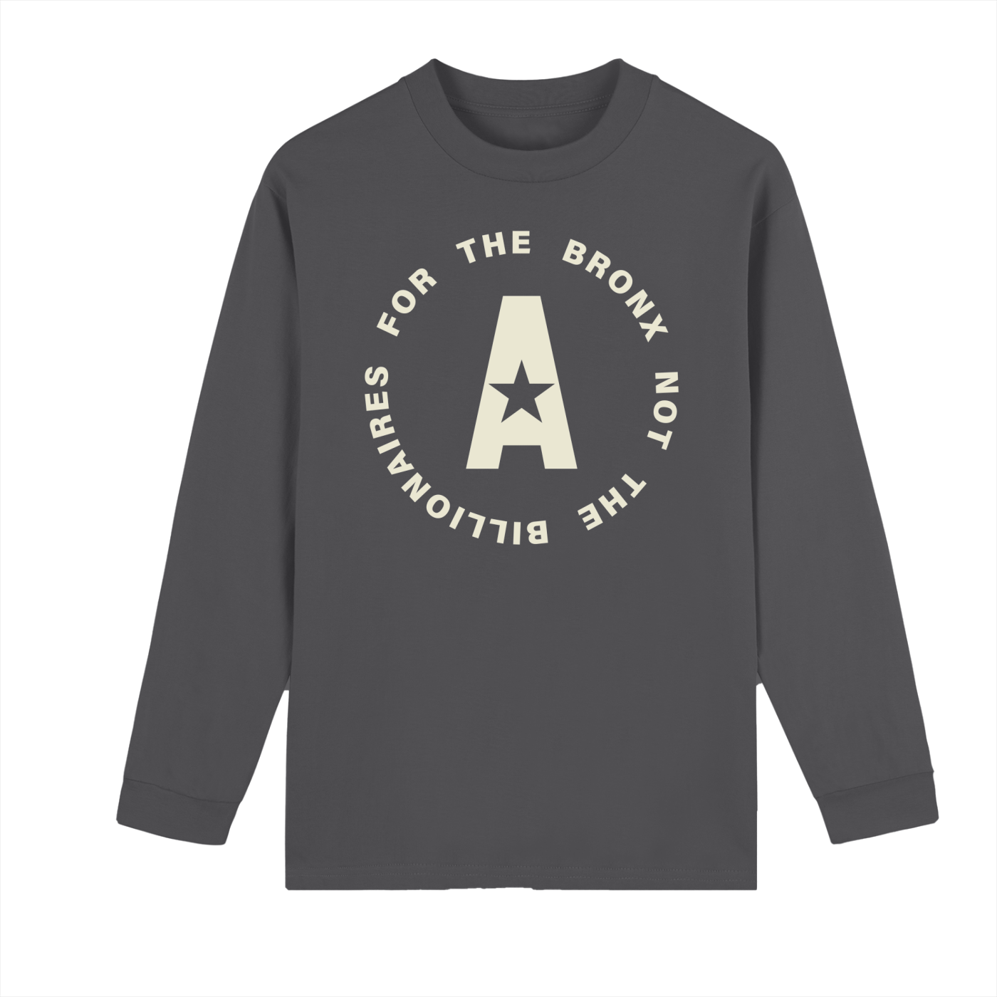 Crew Neck Drop Shoulder Long Sleeve Shirt